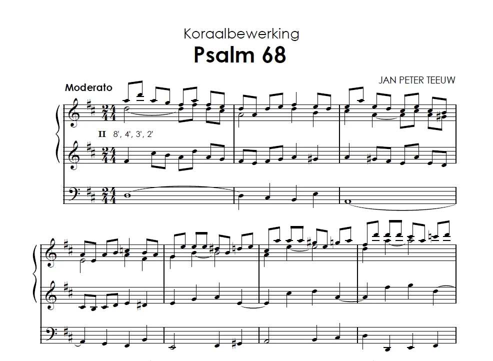 Jan Peter Teeuw: Psalmen voor orgel 3 - Image 3
