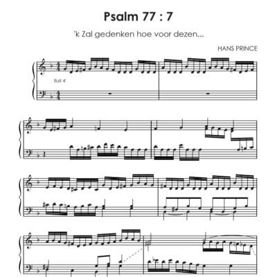 Hans Prince: 7 Psalmen voor orgel - Image 4